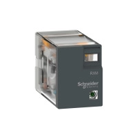 Миниатюрно реле с основа, Harmony, 5A, 2CO, с LED, 12V DC