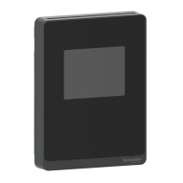 Сензор, SpaceLogic SLP Series, стая, влажност, температура, цветен сензорен екран, BACnet MSTP/Modbus изходи, оптимално черен корпус