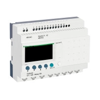 SCHNEIDER ELECTRIC Компактно смарт реле Zelio Logic, 20 I/O, 48V AC, без часовник, дисплей