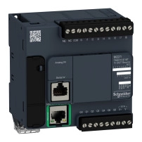 SCHNEIDER ELECTRIC Controller M221-16IO TR.PNP, 2AI /0..10V/ ETHERNET