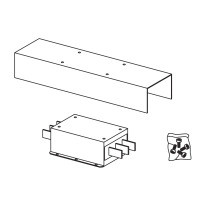 EMC radio interference input filter - 336/546 A - 125 W - 3-phase supply
