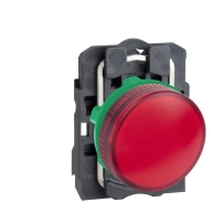 P.light plast red lens BA9s bulb 250V