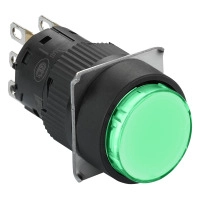 R.PUSH.BU.GREEN.N O.IP65