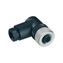 PRE WIRED CONNECT PVC 4W M12 FEMALE ELB