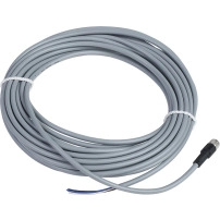 PRE WIRED CONNECTOR, PVC, FEMALE, M8, 4