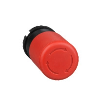 SCHNEIDER ELECTRIC Head for emergency switching off push button, red, 30mm, latching turn to release