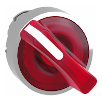 Head ill SS metal red 2pos spr ret