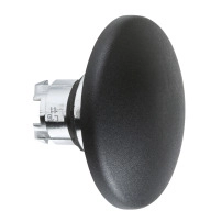 Head PB metal black mushr 60mm hemisp