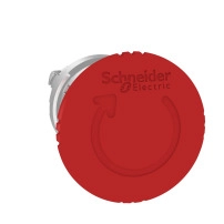 SCHNEIDER ELECTRIC Emerg. stop head, red mushroom Ø40, Ø22, trigger latching turn to release