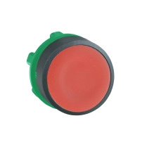 SCHNEIDER ELECTRIC Head for non illuminated push button, plastic, flush, red, 22mm, spring return