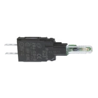Светещ блок с вград. LED230V, бял, BODY FOR PILOT LIGHT ZB6 GREEN INTEGRAL