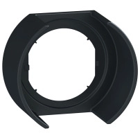 SCHNEIDER ELECTRIC Protective guard, plastic, black, protection against accidental operation